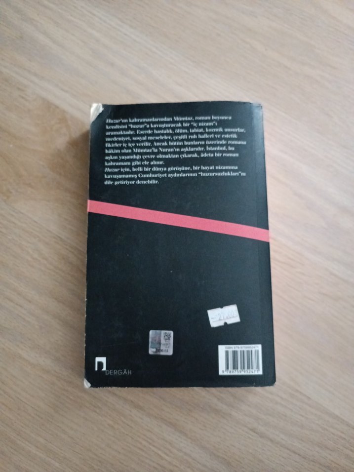 Huzur - Ahmet Hamdi Tanpınar - Görsel 2