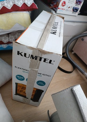 Kumtel Elektrikli Şömine Isıtıcı 1800W - Görsel 2