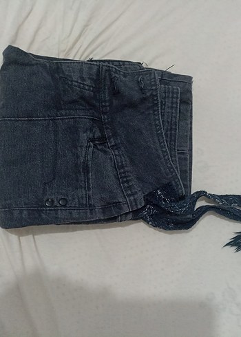 Diğer Sokak Stili Siyah Kısa Kadın Kot sort