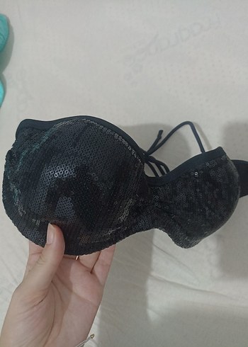 s Beden turkuaz Renk Turkuaz Mini Şortlu Bohem Bikini Takımı