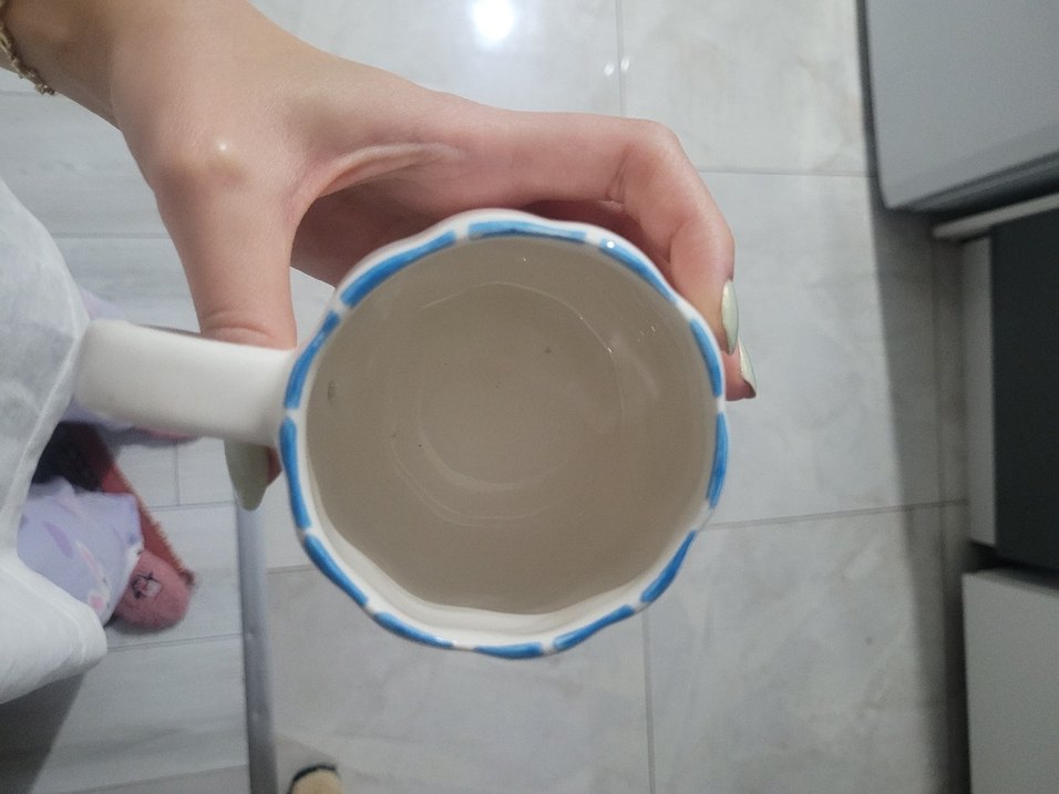 Deniz Temalı Renkli Seramik Kupa - Görsel 2