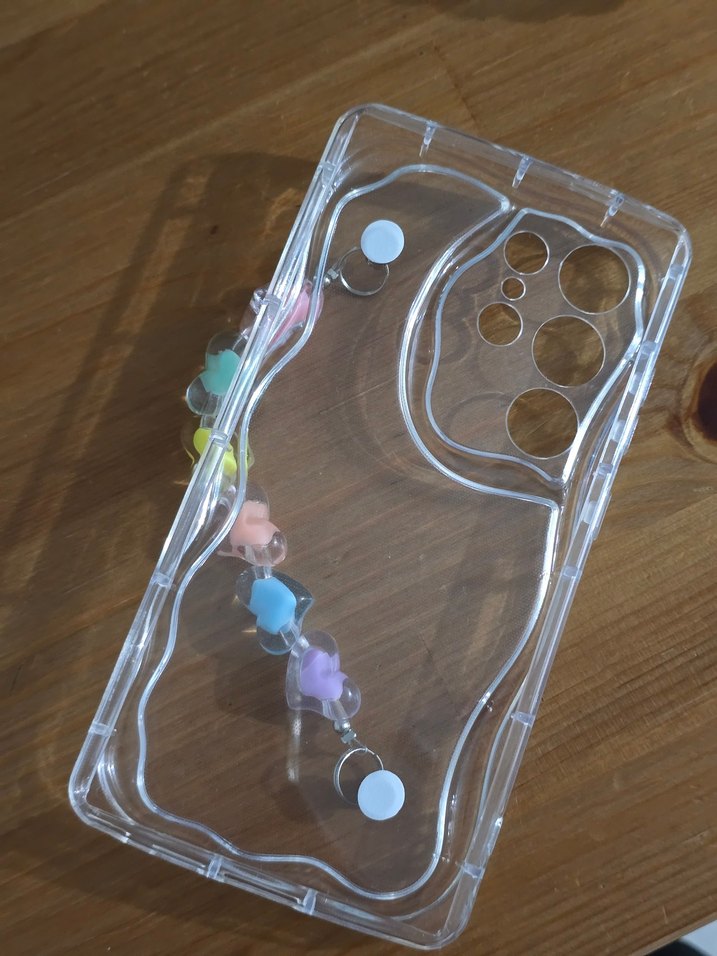 s24 ultra Boncuklu Pastel Renkli Bohem Telefon Kılıfı - Görsel 2