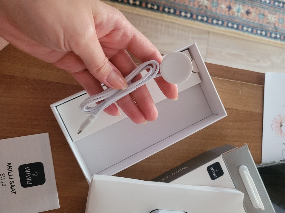 WiWU SW10 Beyaz Akıllı Saat - Görsel 5