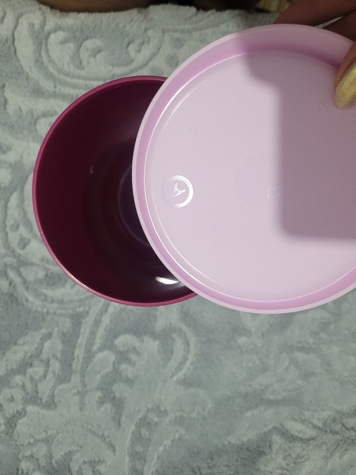 Pembe Tupperware Saklama Kabı - Görsel 4