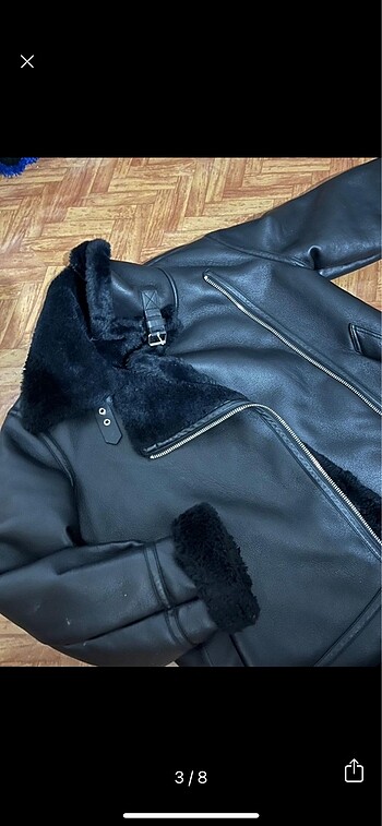 s Beden Mango biker kürklü mont