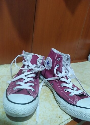 38,5 Beden bordo Renk Convers 