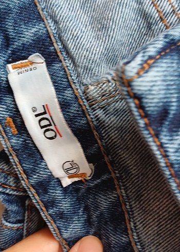 Kadın Mavi Denim Regular Fit Yırtık Jean - Görsel 4