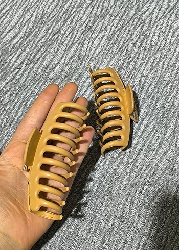 Bej Bohem Tarzı Tokalı Mandal toka - Görsel 3