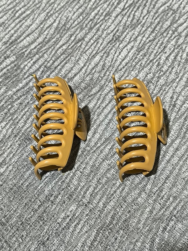 Bej Bohem Tarzı Tokalı Mandal toka - Görsel 2