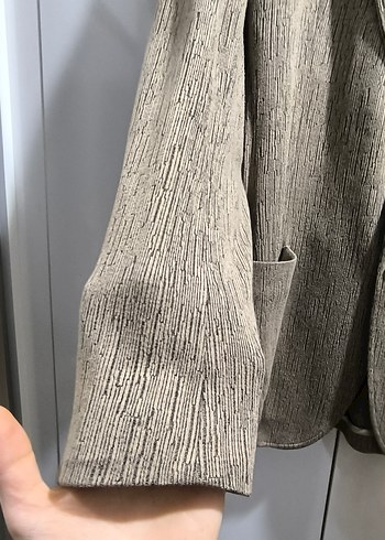 Bej Düğmeli Erkek Ceket - Görsel 6