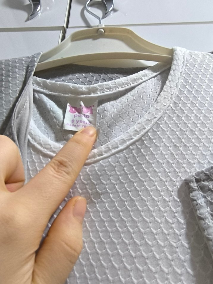 Kız Çocuk Beyaz Dantelli Elbise - Görsel 4