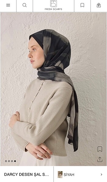 Fresh scarfs şal DARCY DESEN ŞAL