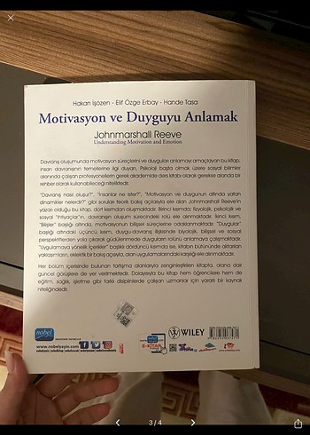  Motivasyon ve Duyguyu Anlamak Kitabı