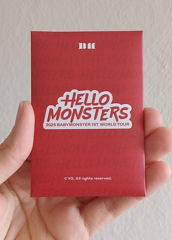 Beden Renk Babymonster - Hellomonster Trading Photocard Bulk Pack