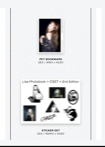 Blackpink / Lisa - Limited Photobook 0327