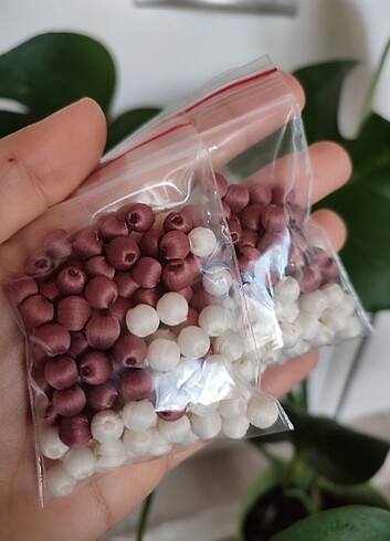 Kiraz boncuğu (120 adet) 6mm - Görsel 3