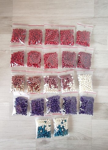 Kiraz boncuğu (120 adet) 6mm - Görsel 4