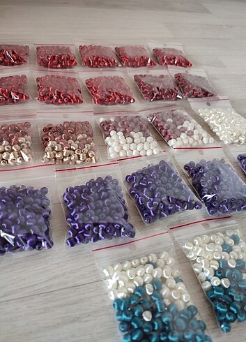 Kiraz boncuğu (120 adet) 6mm - Görsel 6