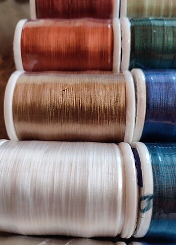 Boncuk sarma ipi MAT RENKLER - Görsel 8