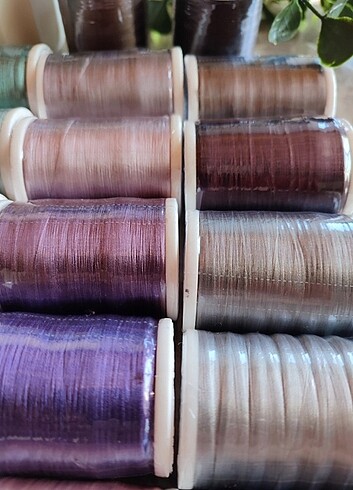 Boncuk sarma ipi MAT RENKLER - Görsel 9