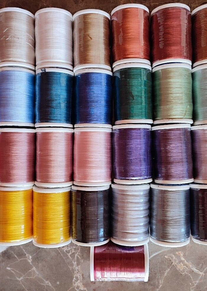 Boncuk sarma ipi MAT RENKLER - Görsel 2