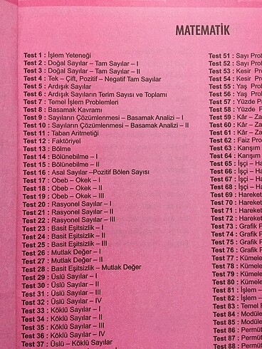 KPSS yaprak test