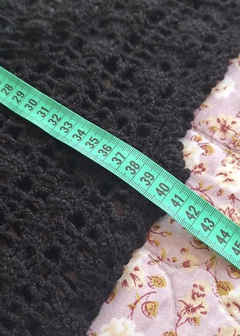 Siyah Örgü Kadın Kısa Süveter - Görsel 3