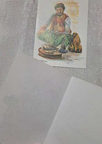 Geleneksel Sanat Temalı İki Kartpostal - Görsel 5