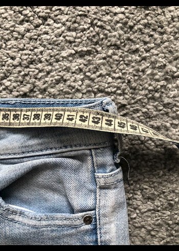 Gri Midi Boy Normal Kesim Kadın Kot Pantolon - Görsel 8