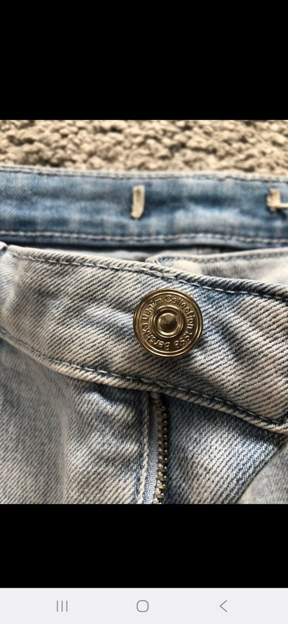 Gri Midi Boy Normal Kesim Kadın Kot Pantolon - Görsel 5