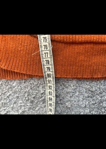 Kadın Tarzı Uzun Kahverengi Triko Hırka - Görsel 5