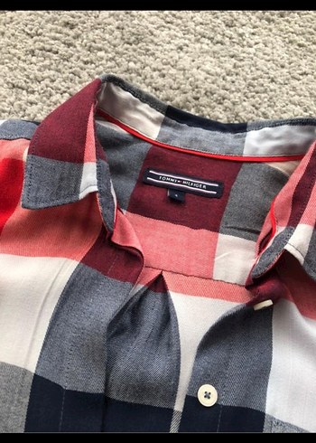 Düğmeli Uzun Kollu Ekose Kadın Gömlek - Görsel 3