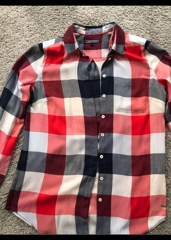 Düğmeli Uzun Kollu Ekose Kadın Gömlek - Görsel 2