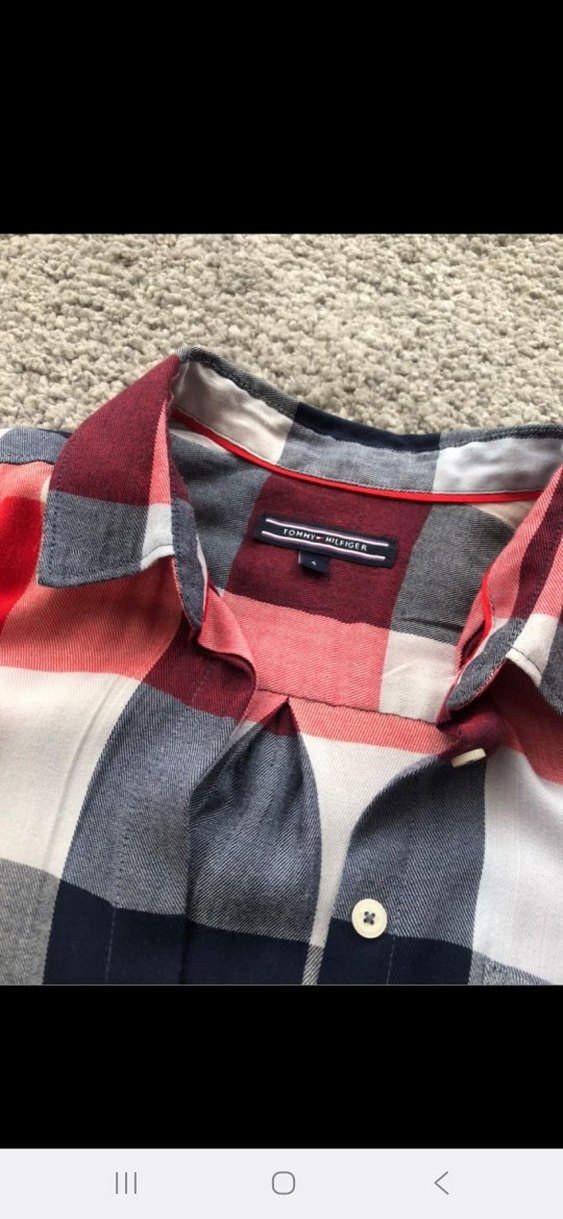 Düğmeli Uzun Kollu Ekose Kadın Gömlek - Görsel 3