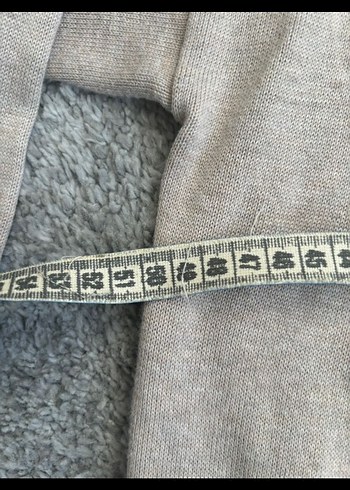 Gri Uzun Örgü Kadın Hırka - Görsel 5