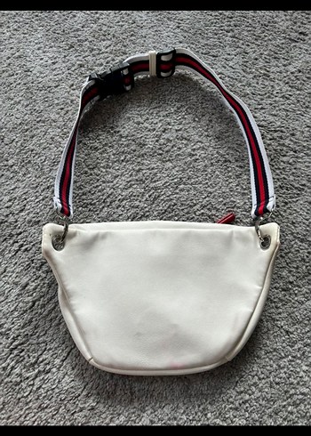 Beyaz Baskılı Kadın Bel Çantası - Görsel 2