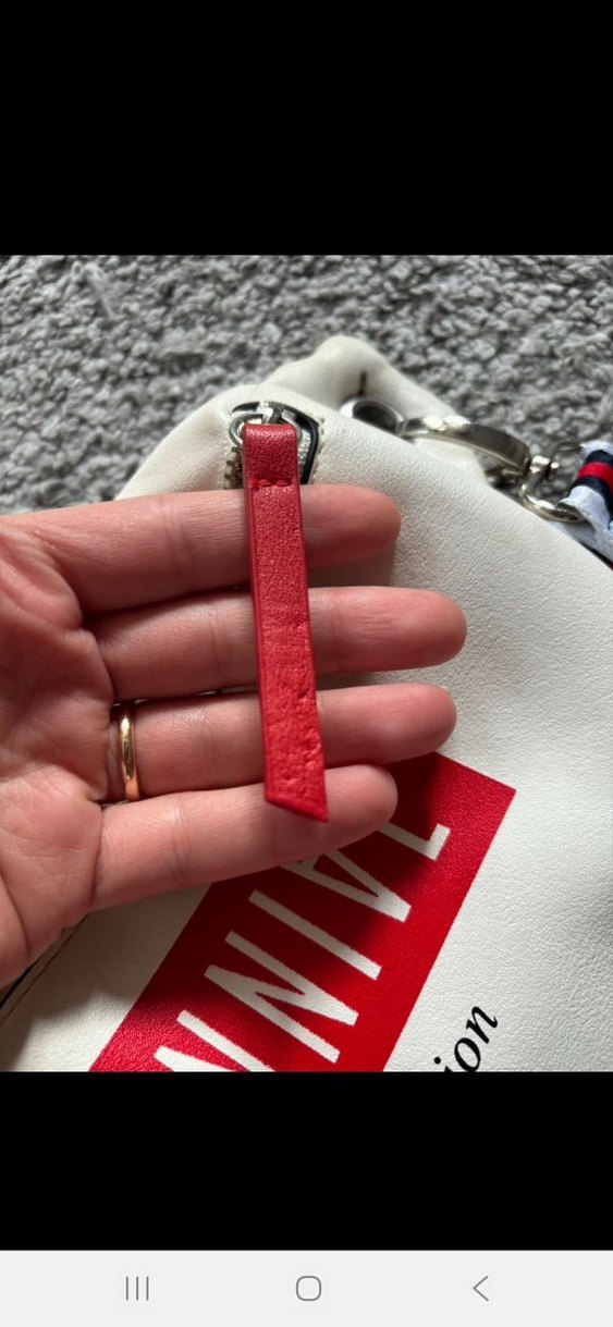 Beyaz Baskılı Kadın Bel Çantası - Görsel 4