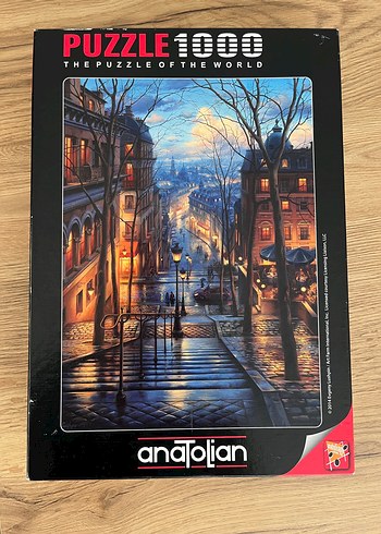 Anatolian 1000 Parça Altın Renkli Puzzle