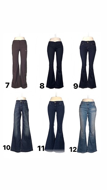 s Beden low rise jean