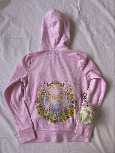 Juicy Couture baby pink juicy couture hırka seker pembesi