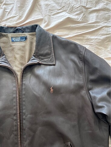 Polo Ralph Lauren Polo Ralph Lauren Deri Ceket Orijinal