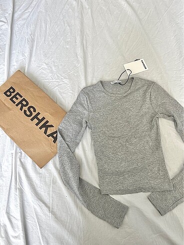Bershka bershka gri crop
