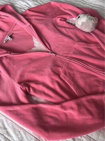 m Beden pembe Renk orijinal juicy couture hırka