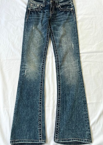26 Beden lacivert Renk Miss Me Jean 2000s 26 BOOTCUT