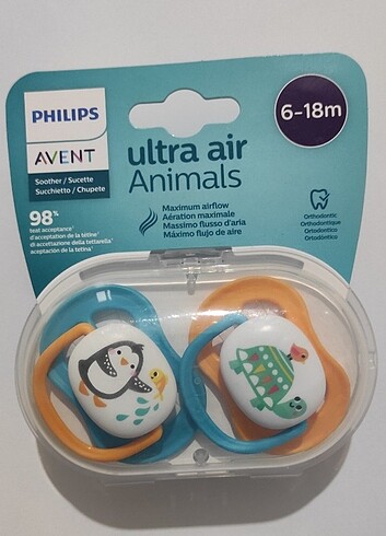 Philips Avent Ultra Air Emzik 6-18 Ay Erkek 2'li