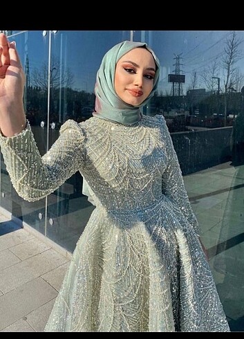 Zincir Model Kabarık abiye