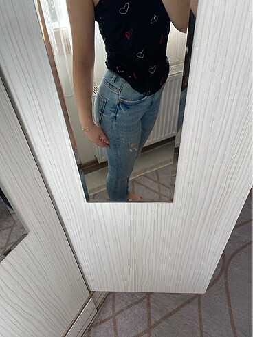 s Beden Yırtmaçlı pantalon