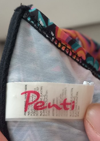 Boncuk Detaylı Renkli Bohem Bikini - Görsel 3