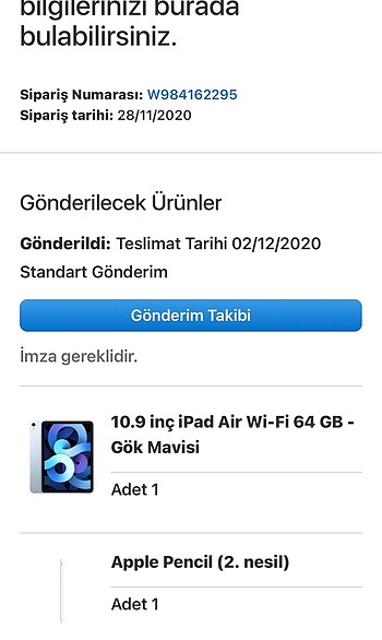 Apple Pencil 2 (apple.com.tr den satın alınmıştır)