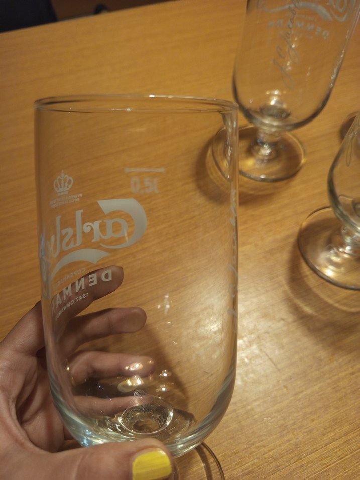 Carlsberg Ayakli 50 cl Bira Bardagi 5 li - Görsel 2